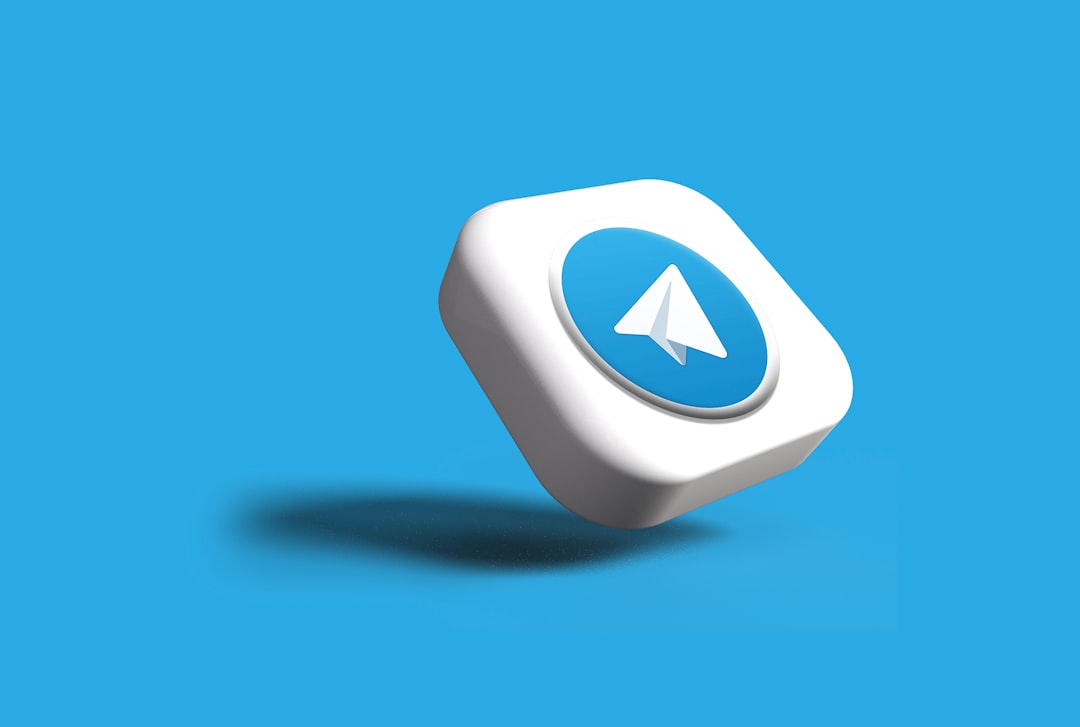 Telegram 3D icon